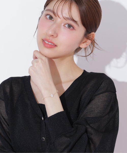 JILL by JILL STUART（ジルバイジルスチュアート）の「Cubicクローバーブレスレット（ブレスレット・レディース・シルバー/ゴールド・FREE）」の19枚目の写真