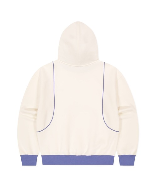 SUNLOVE（サンラブ）の「Crescent Brushed Hoodie（パーカー・レディース・ブラウン/サーモンピンク/アイボリー・S/L/M）」の4枚目の写真