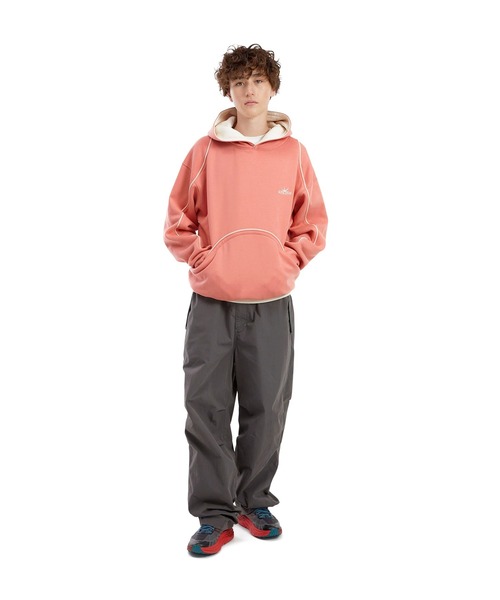 SUNLOVE（サンラブ）の「Crescent Brushed Hoodie（パーカー・レディース・ブラウン/サーモンピンク/アイボリー・S/L/M）」の20枚目の写真