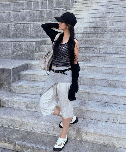 COVERNAT WOMAN(カバーナットウーマン)の「ウィメンズストライプノースリーブネイビー(Tシャツ/カットソー・レディース・その他・WM/WS)」の10枚目の写真