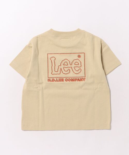 Lee(リー)の「Lee/リー【110-150cm】LeeバックプリントTシャツ(Tシャツ/カットソー・キッズ・ブルー/ベージュ/ホワイト・110/120/130/140/150)」の5枚目の写真