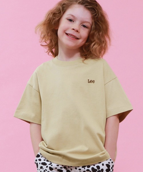 Lee(リー)の「Lee/リー【110-150cm】LeeバックプリントTシャツ(Tシャツ/カットソー・キッズ・ブルー/ベージュ/ホワイト・110/120/130/140/150)」の6枚目の写真
