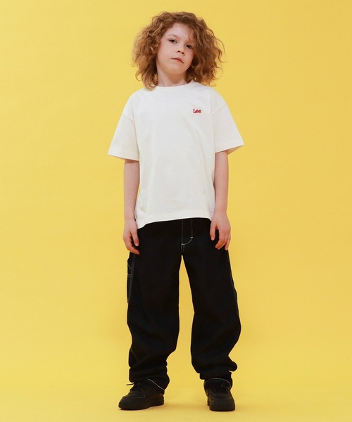 Lee(リー)の「Lee/リー【110-150cm】LeeバックプリントTシャツ(Tシャツ/カットソー・キッズ・ブルー/ベージュ/ホワイト・110/120/130/140/150)」の9枚目の写真