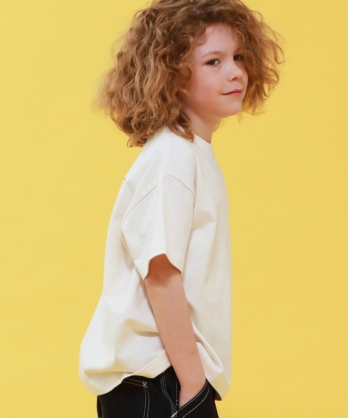 Lee(リー)の「Lee/リー【110-150cm】LeeバックプリントTシャツ(Tシャツ/カットソー・キッズ・ブルー/ベージュ/ホワイト・110/120/130/140/150)」の10枚目の写真
