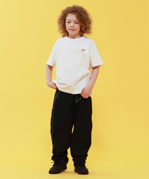 Lee(リー)の「Lee/リー【110-150cm】LeeバックプリントTシャツ(Tシャツ/カットソー・キッズ・ブルー/ベージュ/ホワイト・110/120/130/140/150)」の15枚目の写真