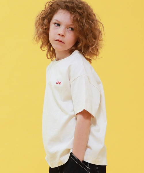 Lee(リー)の「Lee/リー【110-150cm】LeeバックプリントTシャツ(Tシャツ/カットソー・キッズ・ブルー/ベージュ/ホワイト・110/120/130/140/150)」の12枚目の写真