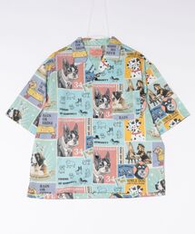 CORISCO（コリスコ）の「レトロアニマル総柄半袖オープンシャツ(M1)（シャツ/ブラウス）」