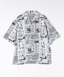 CORISCO（コリスコ）の「レトロアニマル総柄半袖オープンシャツ(M1)（シャツ/ブラウス）」