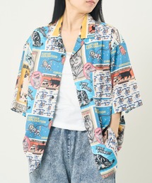 CORISCO（コリスコ）の「レトロアニマル総柄半袖オープンシャツ(M1)（シャツ/ブラウス）」