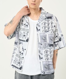 CORISCO（コリスコ）の「レトロアニマル総柄半袖オープンシャツ(M1)（シャツ/ブラウス）」