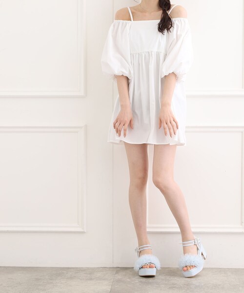 ESPERANZA（エスペランサ）の「【ナチュ盛り/約10cm】ナチュ盛り2WAYフリルサンダル（サンダル・レディース・アイボリー/ブラック/ブルー/ピンク系・S/M/L/LL）」の18枚目の写真