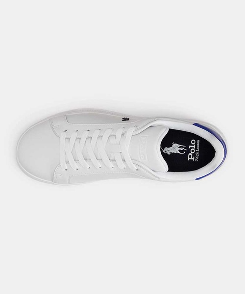 POLO RALPH LAUREN(ポロ ラルフ ローレン)の「ポロ ラルフ ローレン HERITAGE COURT II ヘリテージ コート II スニーカー(スニーカー・メンズ・ホワイト系その他/ホワイト×ブルー・80/85/90/95/100/75)」の10枚目の写真