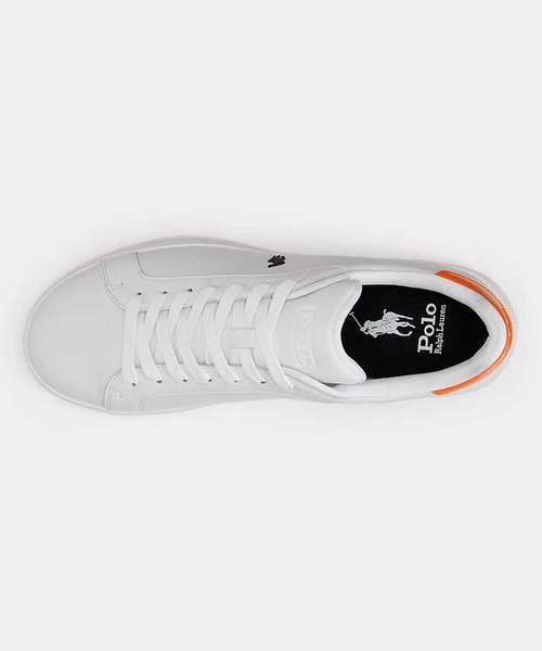 POLO RALPH LAUREN(ポロ ラルフ ローレン)の「ポロ ラルフ ローレン HERITAGE COURT II ヘリテージ コート II スニーカー(スニーカー・メンズ・ホワイト系その他/ホワイト×ブルー・80/85/90/95/100/75)」の6枚目の写真
