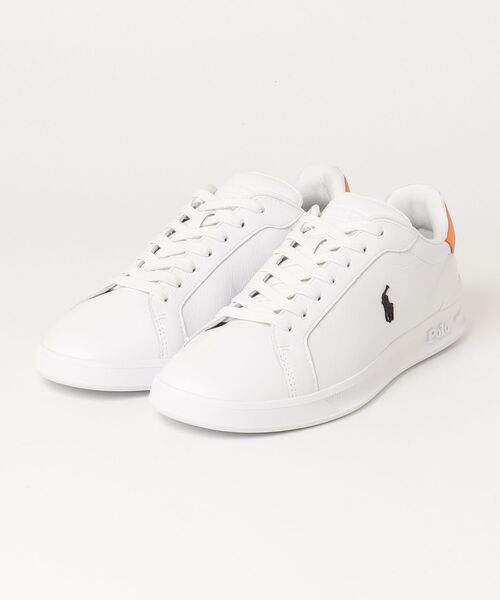 POLO RALPH LAUREN(ポロ ラルフ ローレン)の「ポロ ラルフ ローレン HERITAGE COURT II ヘリテージ コート II スニーカー(スニーカー・メンズ・ホワイト系その他/ホワイト×ブルー・80/85/90/95/100/75)」の8枚目の写真