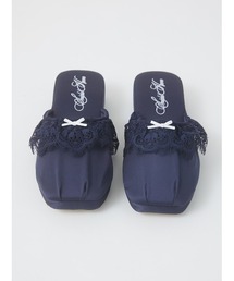 SNIDEL HOME（スナイデルホーム）の「サテンレースルームシューズ（ルームシューズ/スリッパ）」