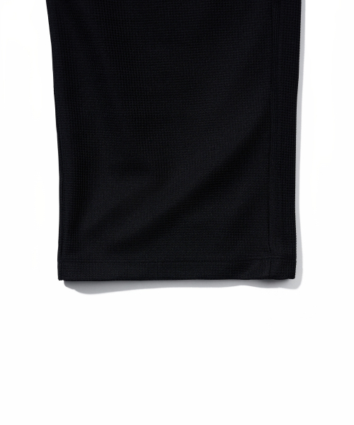 YOUHEE（ユヒ）の「FRILL BANDING WIDE PANTS_BLACK（スウェットパンツ・レディース・その他・FREE）」の6枚目の写真