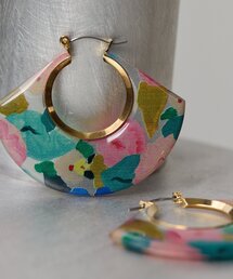 ear PAPILLONNER | 《WEB限定》フローラルパターンピアス(ピアス(両耳用))