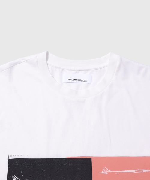 OAMC（オーエーエムシー）の「【OAMC PEACEMAKER/オーエーエムシー ピースメーカー】Regular Tee Halfway To Nowhere（Tシャツ/カットソー・メンズ・ホワイト/チャコールグレー・L/M）」の9枚目の写真