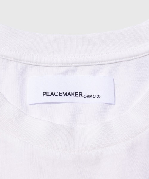 OAMC（オーエーエムシー）の「【OAMC PEACEMAKER/オーエーエムシー ピースメーカー】Regular Tee Halfway To Nowhere（Tシャツ/カットソー・メンズ・ホワイト/チャコールグレー・L/M）」の10枚目の写真