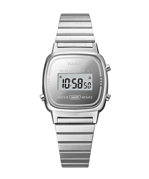 CASIO(カシオ)の「CASIO/カシオ 腕時計 CASIO CLASSIC LA670WES-7AJF(デジタル腕時計・メンズ・シルバー・FREE)」の1枚目の写真