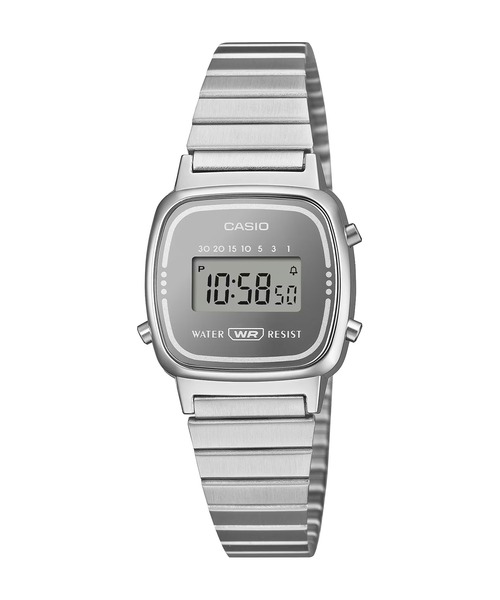 CASIO(カシオ)の「CASIO/カシオ 腕時計 CASIO CLASSIC LA670WES-7AJF(デジタル腕時計・メンズ・シルバー・FREE)」の2枚目の写真