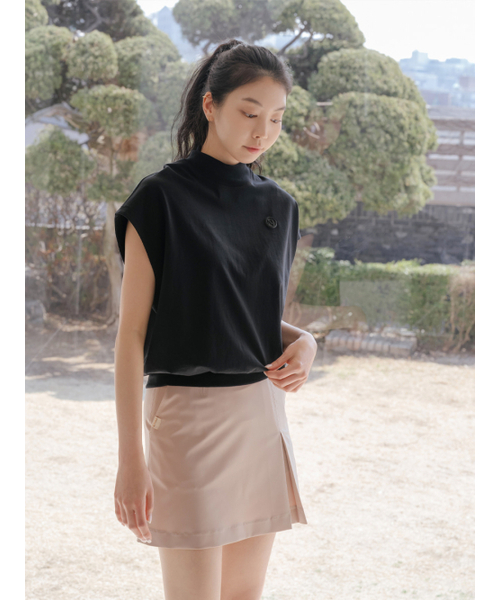 NITINA(ニティナ)の「ドロップショルダーベストBK(ベスト・レディース・ブラック・F)」の2枚目の写真