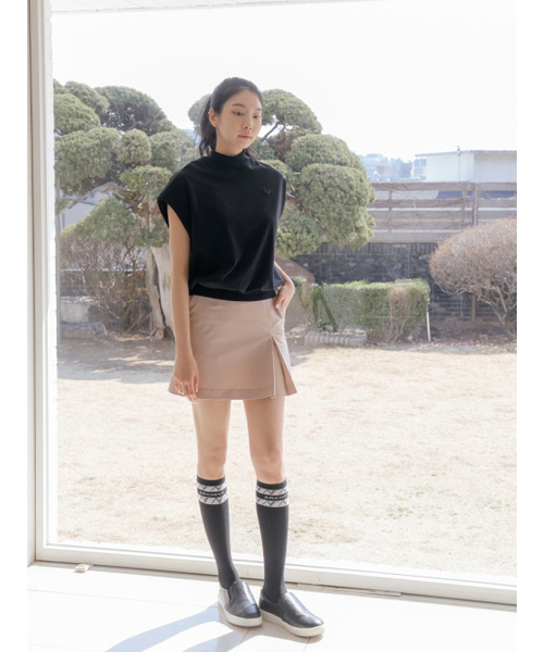 NITINA(ニティナ)の「ドロップショルダーベストBK(ベスト・レディース・ブラック・F)」の4枚目の写真