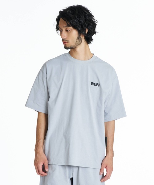REEF(リーフ)の「REEF メンズ HERITAGE RASH T ラッシュガード 【2026年夏モデル】/リーフ水陸両用UVカットストレッチ半袖ラッシュTシャツ(Tシャツ/カットソー・メンズ・ブラック/グレー/ブルー系その他/ホワイト・LARGE/SMALL/MEDIUM/X-LARGE)」の3枚目の写真