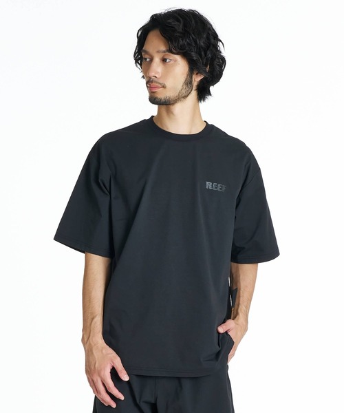 REEF(リーフ)の「REEF メンズ HERITAGE RASH T ラッシュガード 【2026年夏モデル】/リーフ水陸両用UVカットストレッチ半袖ラッシュTシャツ(Tシャツ/カットソー・メンズ・ブラック/グレー/ブルー系その他/ホワイト・LARGE/SMALL/MEDIUM/X-LARGE)」の6枚目の写真