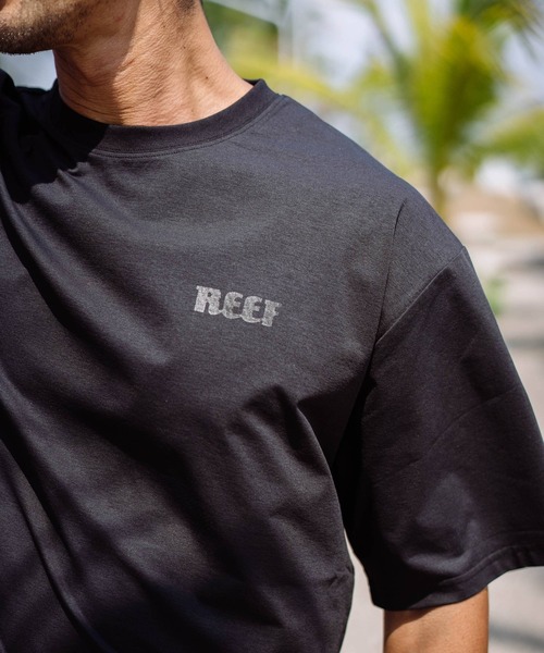 REEF(リーフ)の「REEF メンズ HERITAGE RASH T ラッシュガード 【2026年夏モデル】/リーフ水陸両用UVカットストレッチ半袖ラッシュTシャツ(Tシャツ/カットソー・メンズ・ブラック/グレー/ブルー系その他/ホワイト・LARGE/SMALL/MEDIUM/X-LARGE)」の10枚目の写真