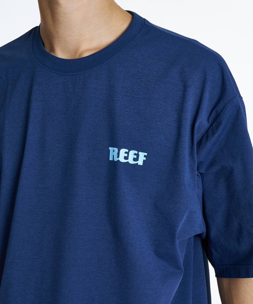 REEF(リーフ)の「REEF メンズ HERITAGE RASH T ラッシュガード 【2026年夏モデル】/リーフ水陸両用UVカットストレッチ半袖ラッシュTシャツ(Tシャツ/カットソー・メンズ・ブラック/グレー/ブルー系その他/ホワイト・LARGE/SMALL/MEDIUM/X-LARGE)」の13枚目の写真