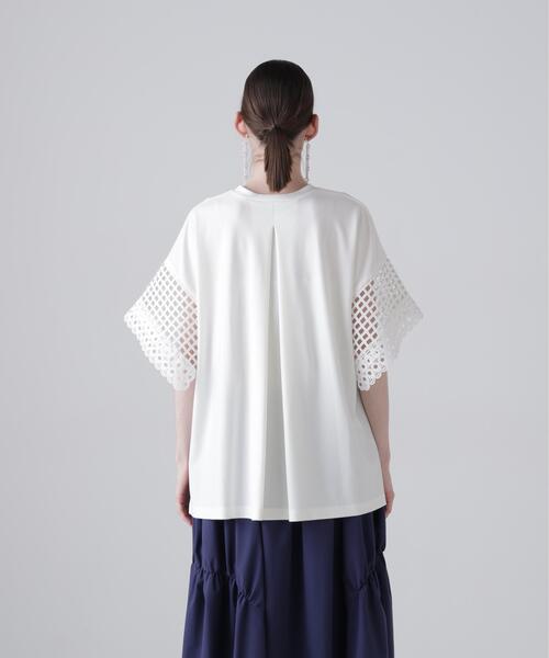 ADORE(アドーア)の「◆マットポンチトップス(Tシャツ/カットソー・レディース・ホワイト/オレンジ/ブラウン・38)」の6枚目の写真