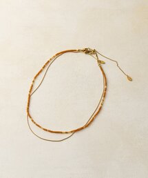 DISCOAT（ディスコート）の「【GOLDY】ミックスビーズ×ステンレスチェーンネックレス（ネックレス）」