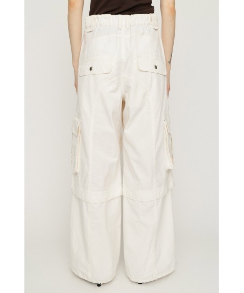 SLY(スライ)の「WASHED 2WAY CARGO PT ウォッシュド2ウェイカーゴパンツ 春服 夏服(カーゴパンツ・レディース・ライトブラック/オフホワイト/ブラウン系その他2・1/2)」の9枚目の写真