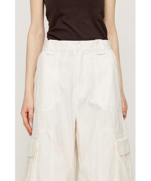 SLY(スライ)の「WASHED 2WAY CARGO PT ウォッシュド2ウェイカーゴパンツ 春服 夏服(カーゴパンツ・レディース・ライトブラック/オフホワイト/ブラウン系その他2・1/2)」の10枚目の写真