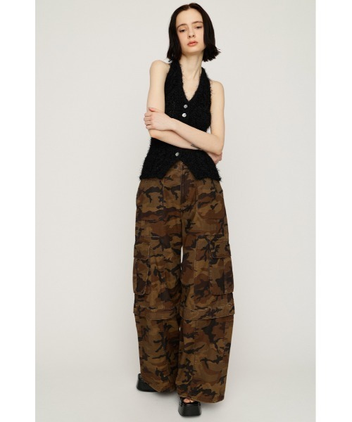 SLY(スライ)の「WASHED 2WAY CARGO PT ウォッシュド2ウェイカーゴパンツ 春服 夏服(カーゴパンツ・レディース・ライトブラック/オフホワイト/ブラウン系その他2・1/2)」の19枚目の写真