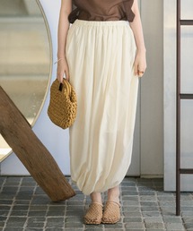 draped gather skirt /ドレープギャザースカート