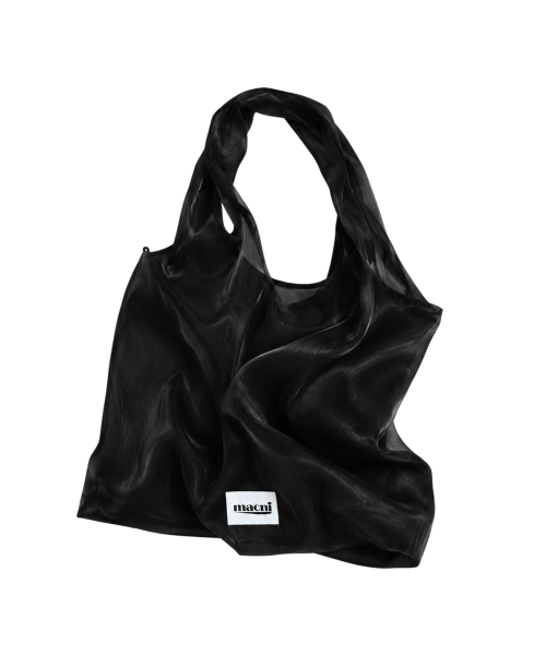 MACNI(マクニ)の「SHEER SILKY SHOULDER BAG BLACK(ショルダーバッグ・レディース・ブラック・FREE)」の2枚目の写真