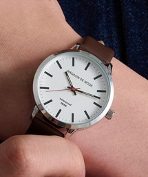 A by MAGASIN DE MODE（エーバイマガジンデモード）の「【A by MAGASIN DE MODE】ELEMENT DIAL WATCH クォーツ FW シンプル レザーウォッチ / クォーツ / ユニセックス / ギフト ◎（アナログ腕時計）」