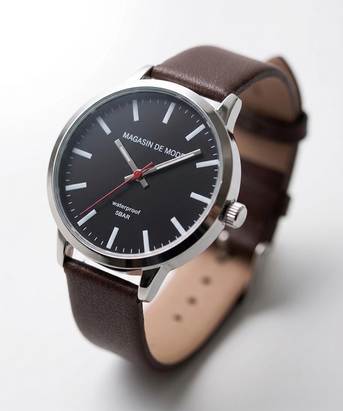 A by MAGASIN DE MODE（エーバイマガジンデモード）の「【A by MAGASIN DE MODE】ELEMENT DIAL WATCH クォーツ FW シンプル レザーウォッチ / クォーツ / ユニセックス / ギフト ◎（アナログ腕時計・レディース・ブラック/ブラック系その他2/ブラウン/ブラウン系その他2・FREE）」の17枚目の写真