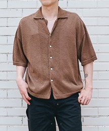 alvana（アルヴァナ）の「WASHI OPEN COLLAR SHIRTS KNIT（シャツ/ブラウス）」