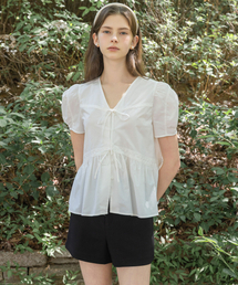 Two ribbon Blouse