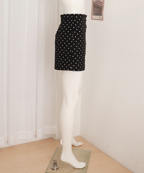 Miniministore(ミニミニストア)の「ミニスカート レディース ドット柄(スカート・レディース・ブラック/アイボリー・L/S/XL/M)」の18枚目の写真