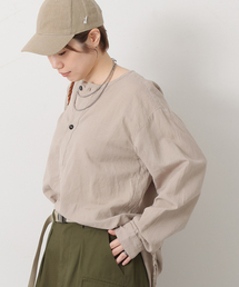 JOURNAL STANDARD LUXE | 【HTS】COTTON LINEN HENRY NECK(シャツ/ブラウス)