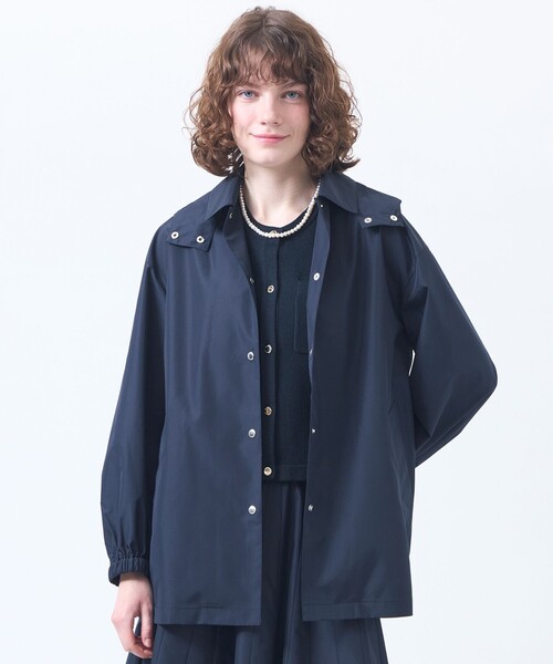 MACKINTOSH PHILOSOPHY(マッキントッシュ フィロソフィー)の「【BAWTRY MIDDLE HOOD(バウトリーミドルフード)】(トレンチコート・レディース・カーキ/ライトブルー/ダークネイビー・38)」の3枚目の写真