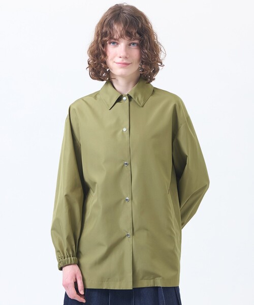 MACKINTOSH PHILOSOPHY(マッキントッシュ フィロソフィー)の「【BAWTRY MIDDLE HOOD(バウトリーミドルフード)】(トレンチコート・レディース・カーキ/ライトブルー/ダークネイビー・38)」の4枚目の写真