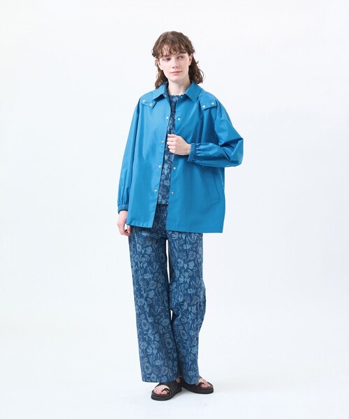 MACKINTOSH PHILOSOPHY(マッキントッシュ フィロソフィー)の「【BAWTRY MIDDLE HOOD(バウトリーミドルフード)】(トレンチコート・レディース・カーキ/ライトブルー/ダークネイビー・38)」の5枚目の写真