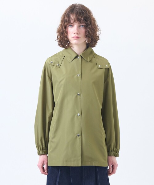 MACKINTOSH PHILOSOPHY(マッキントッシュ フィロソフィー)の「【BAWTRY MIDDLE HOOD(バウトリーミドルフード)】(トレンチコート・レディース・カーキ/ライトブルー/ダークネイビー・38)」の8枚目の写真