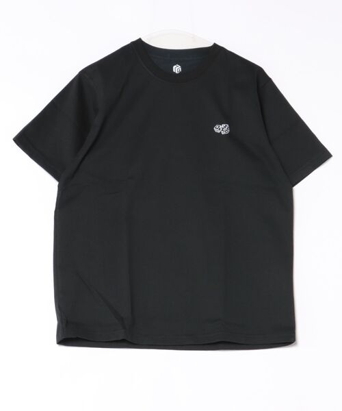T‑GRAPHICS WARPPOINT刺繍半袖 T‑футболка с вышивкой (полуприлегающая)