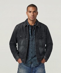 G-STAR（ジースター）の「Boxy Clean Overshirt/ヴィンテージライクボックスシルエットオーバーシャツデニムジャケット（デニムジャケット）」